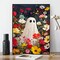 Halloween Paint by Numbers Kit for Adults – Ghost Design DIY Canvas Painting Set – Adult Paint by Number Kit for Gifts, Home Decor, and Wall Art, 16x20 Inch